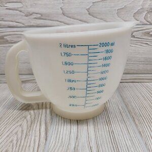 Tupperware Mix N Store 8 Cup 64 Oz Measuring Bowl Pitcher Vtg‎